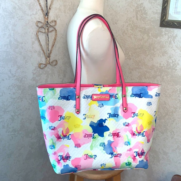 Juicy Couture Handbags - JUICY👑COUTURE⭐️Like NEW⭐️ Colorful Tote Bag